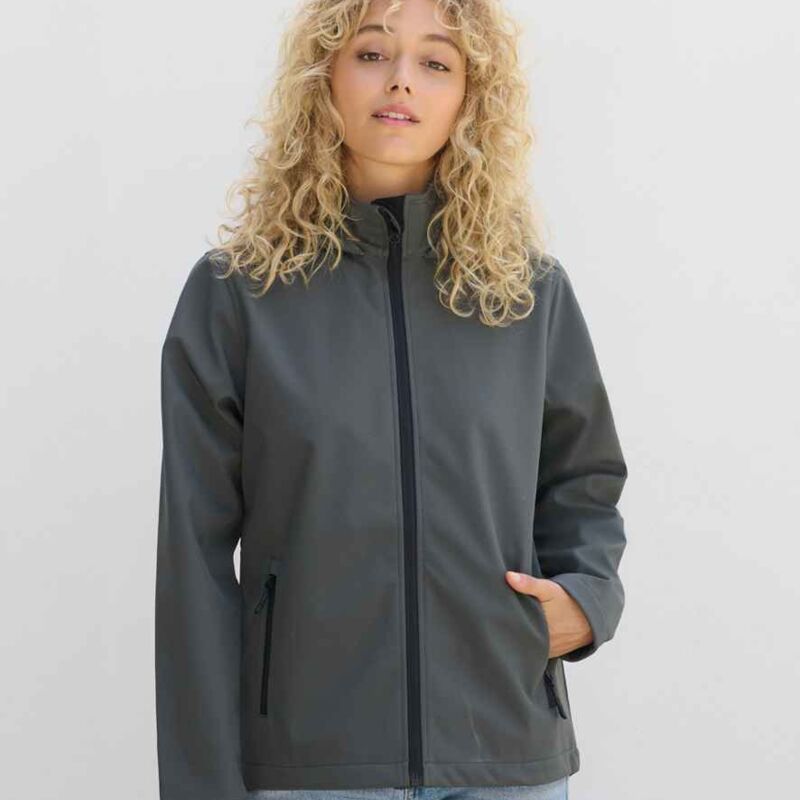 SOL'S Ladies Race Hooded Soft Shell Jacket Thumbnail