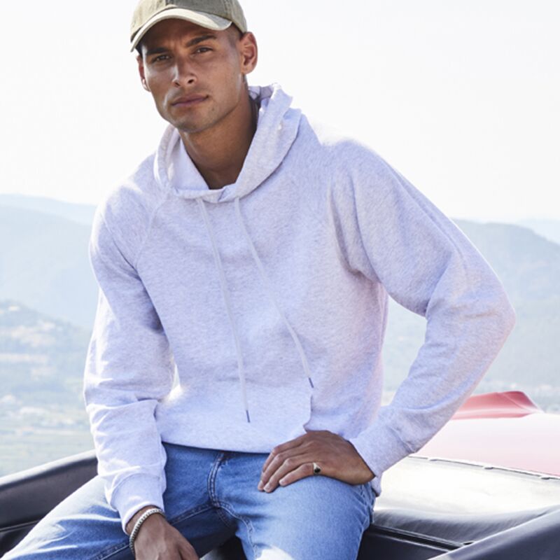 Fruit of the Loom Lightweight Hooded Sweatshirt Thumbnail