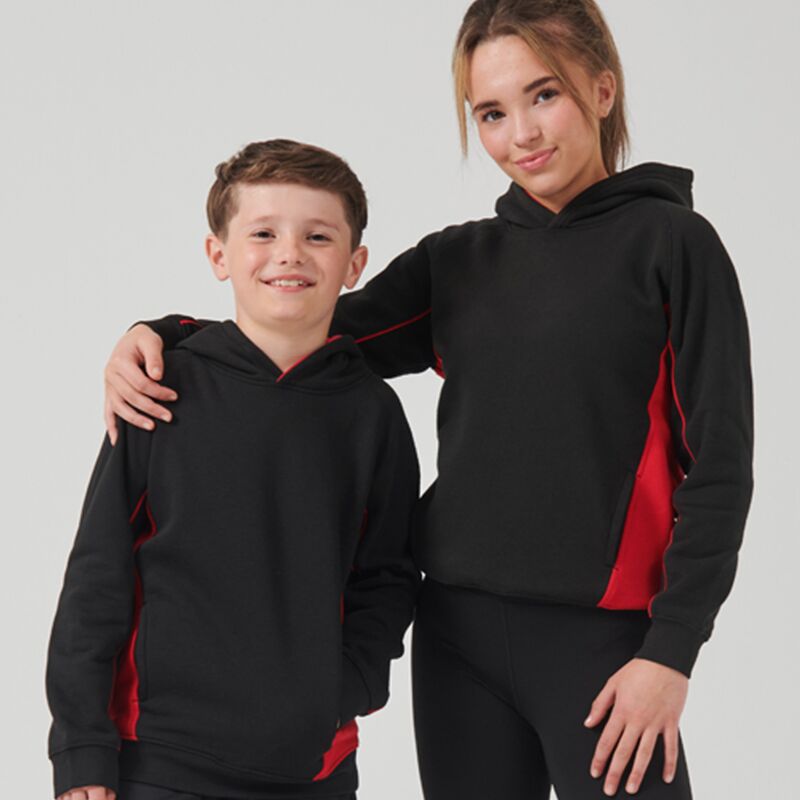 Finden + Hales Kids Contrast Hooded Sweatshirt Thumbnail