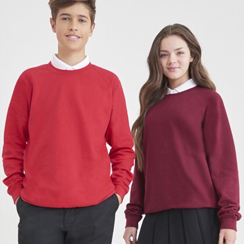 AWDis Academy Raglan Sweatshirt Thumbnail