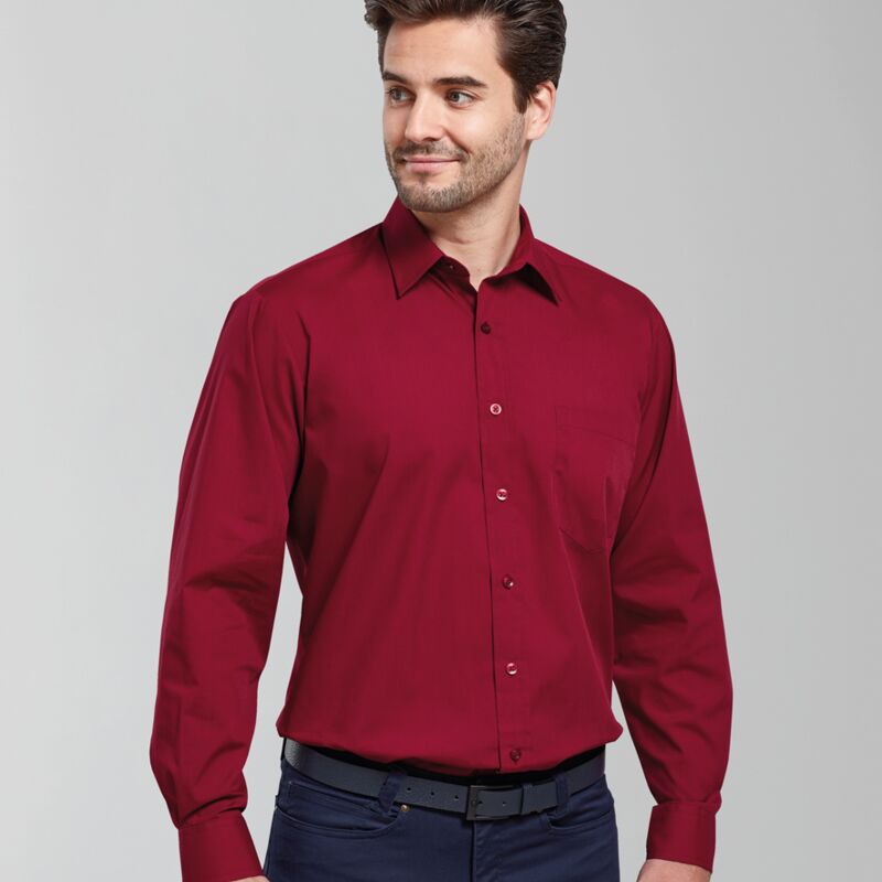Premier Long Sleeve Poplin Shirt Thumbnail