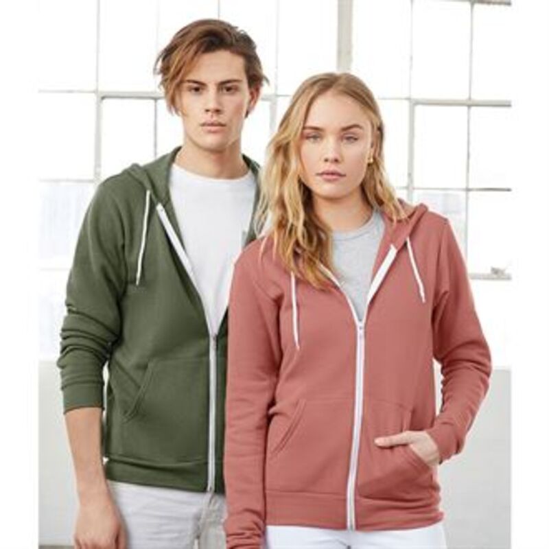 Canvas Unisex Full Zip Hoodie Thumbnail