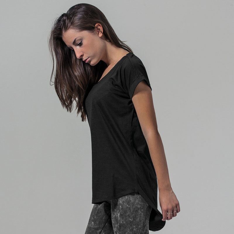 Women's long slub tee Thumbnail