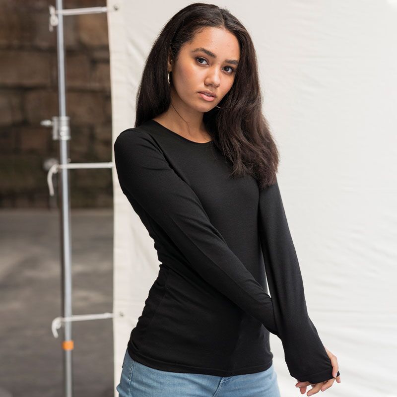 Girlie triblend T long sleeve Thumbnail