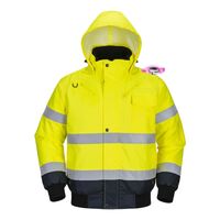 Hi-vis contrast bomber jacket (C465) Thumbnail