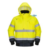 Hi-vis contrast bomber jacket (C465) Thumbnail