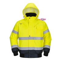 Hi-vis contrast bomber jacket (C465) Thumbnail