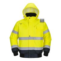 Hi-vis contrast bomber jacket (C465) Thumbnail